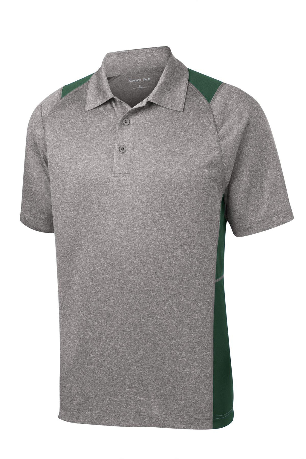 Sport-Tek ST665 Tek Heather Colorblock Contender Polo