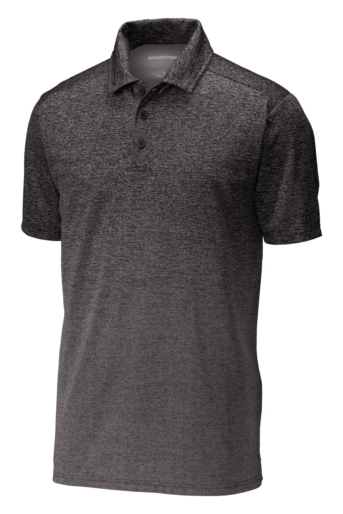 Sport-Tek ST671 Tek  Ombre Heather Polo