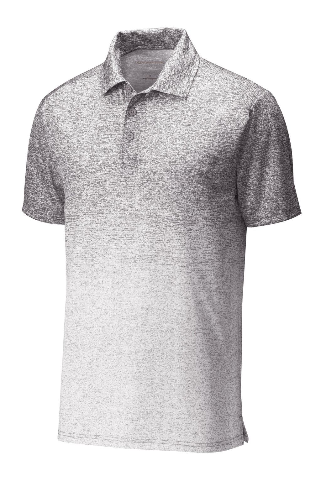 Sport-Tek ST671 Tek  Ombre Heather Polo