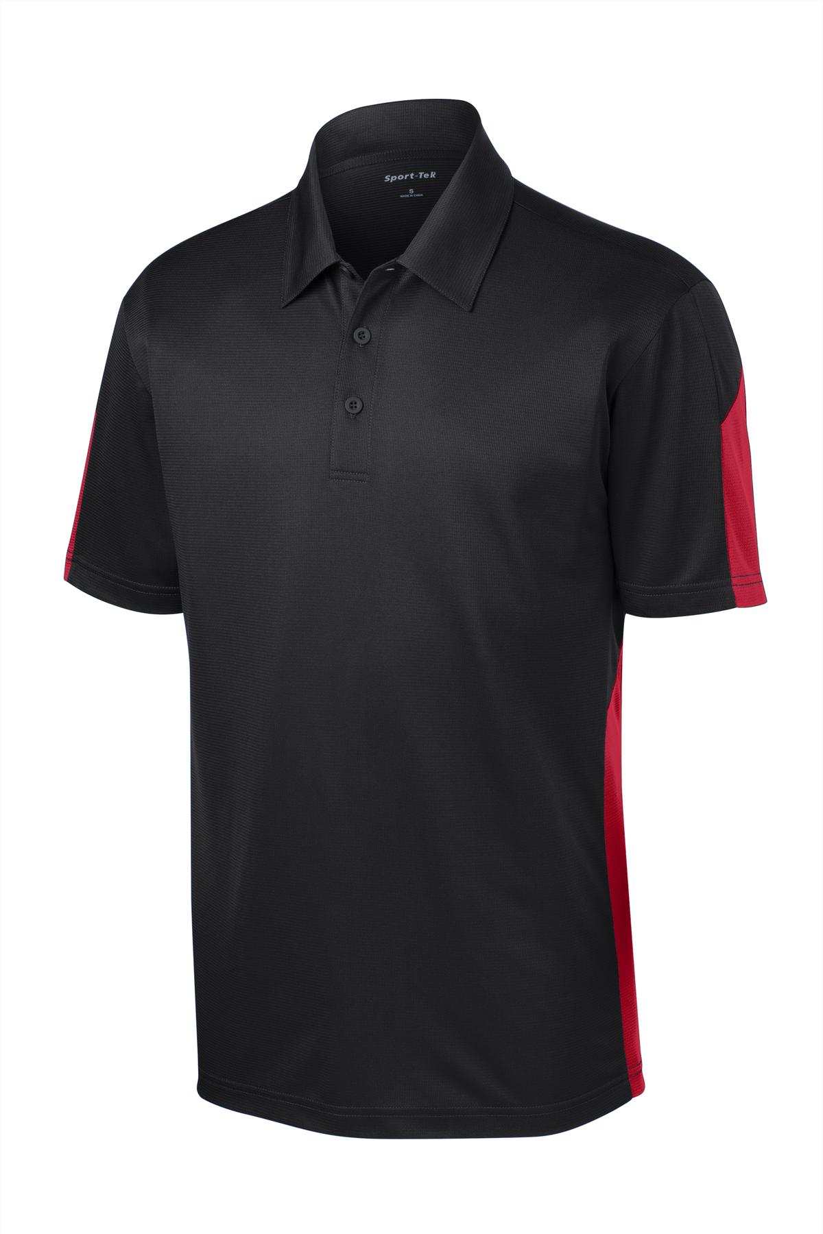 Sport-Tek ST695 Tek PosiCharge Active Textured Colorblock Polo