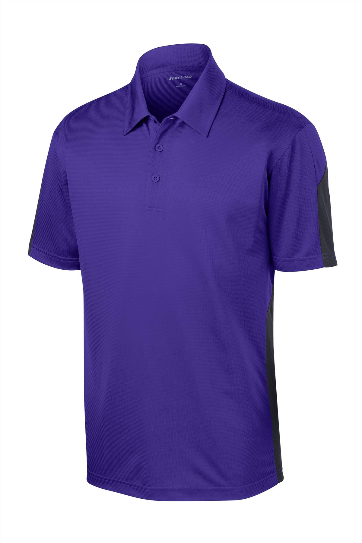 Sport-Tek ST695 Tek PosiCharge Active Textured Colorblock Polo