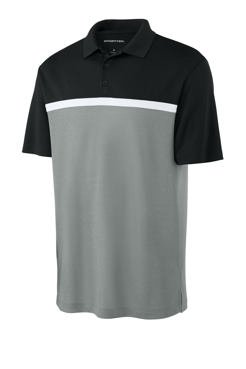 Sport-Tek ST741 Tek UV Micropique Colorblock Polo