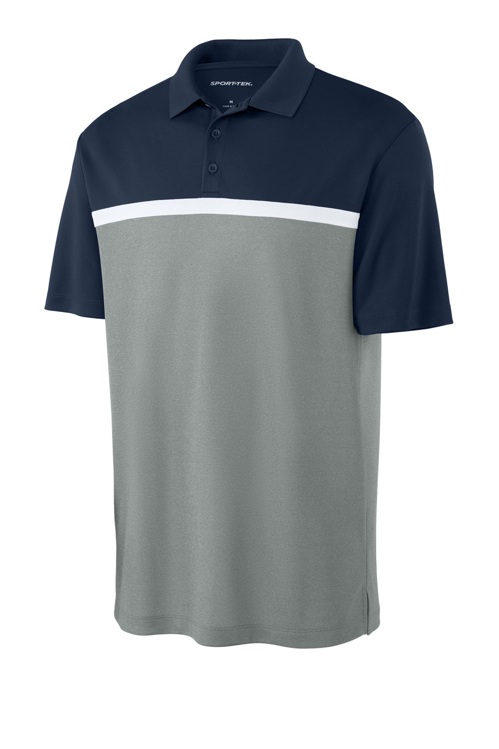Sport-Tek ST741 Tek UV Micropique Colorblock Polo