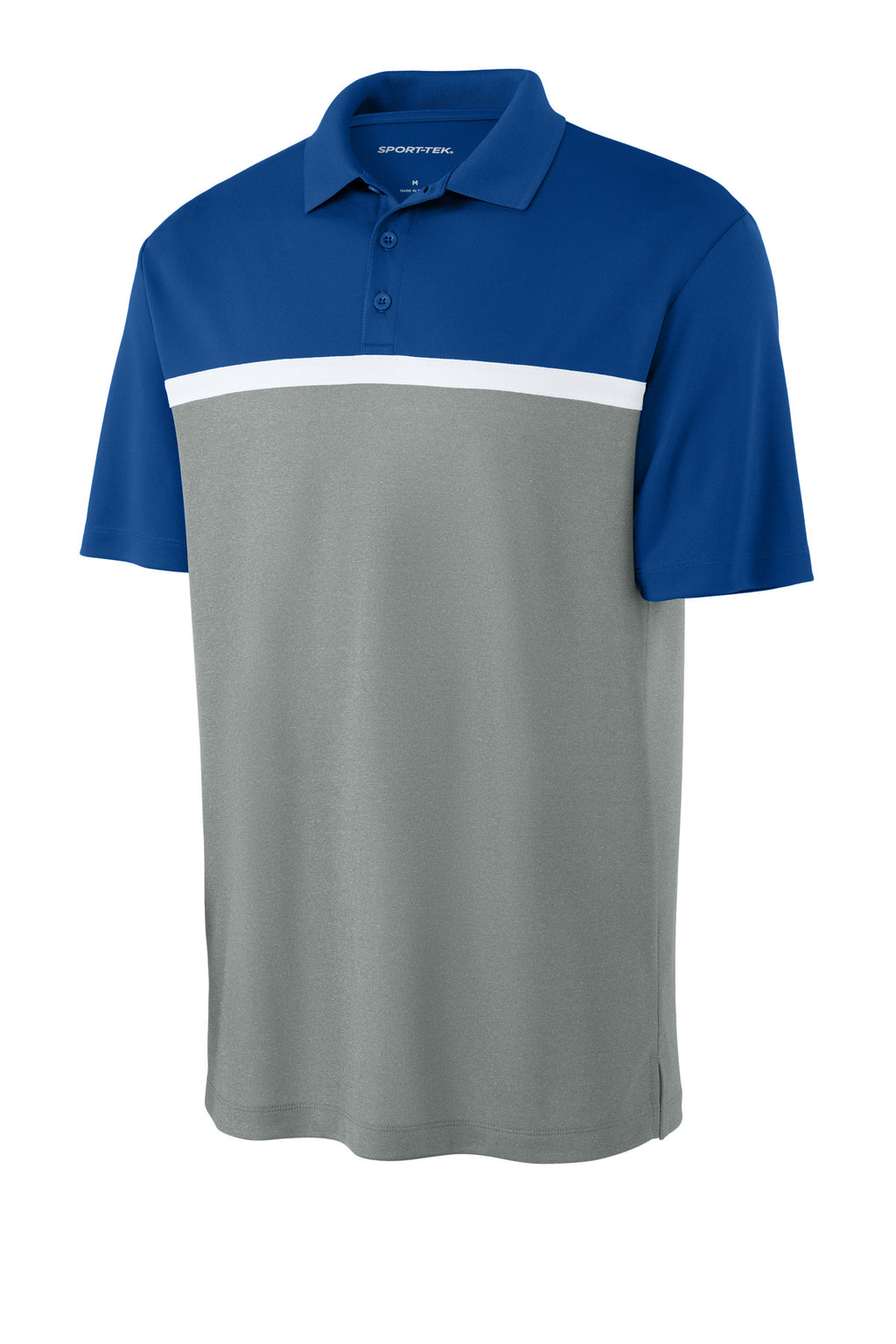 Sport-Tek ST741 Tek UV Micropique Colorblock Polo
