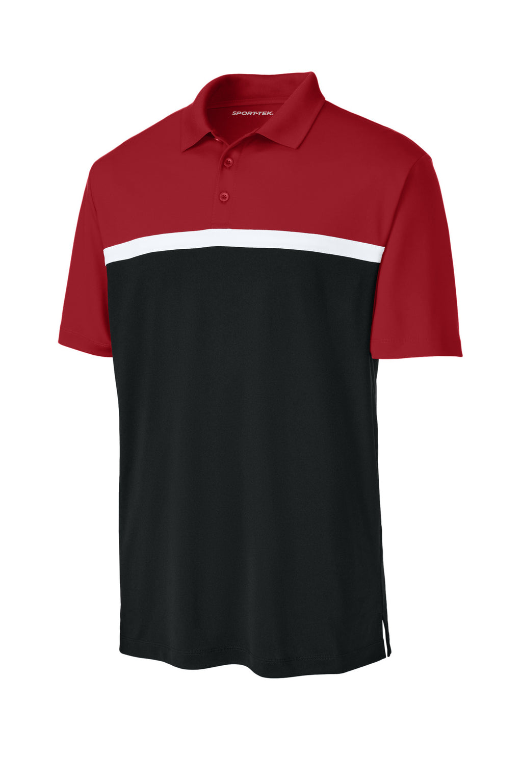 Sport-Tek ST741 Tek UV Micropique Colorblock Polo