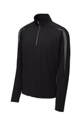 Sport-Tek ST851 Tek Sport-Wick Stretch 1/4-Zip Colorblock Pullover
