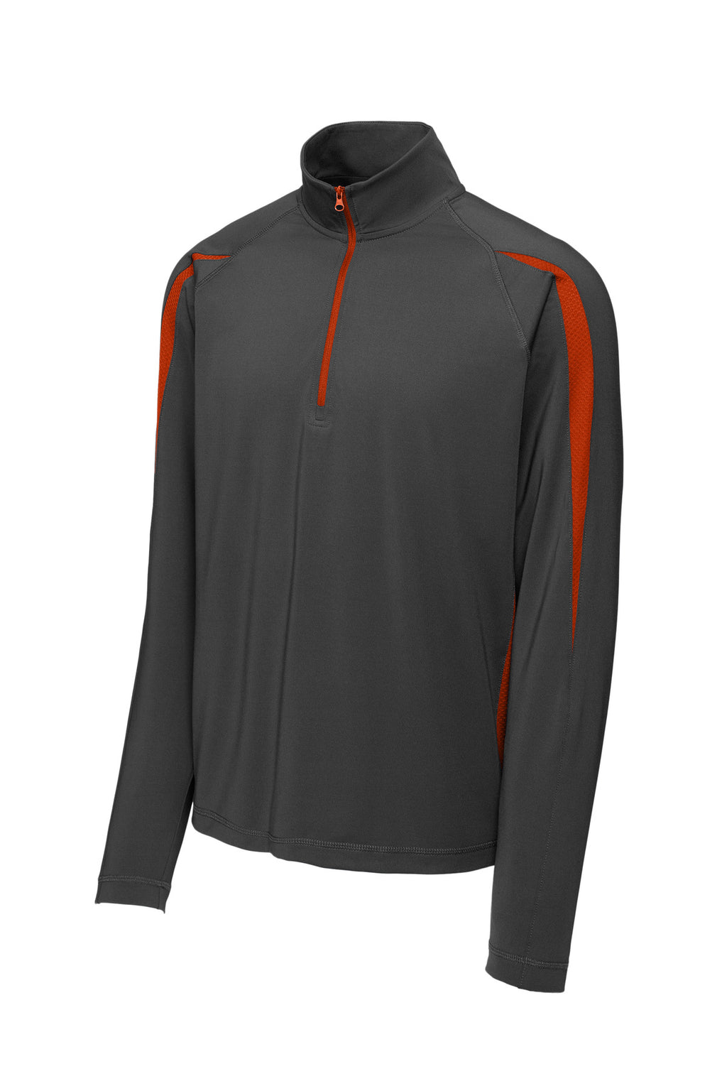 Sport-Tek ST851 Tek Sport-Wick Stretch 1/4-Zip Colorblock Pullover
