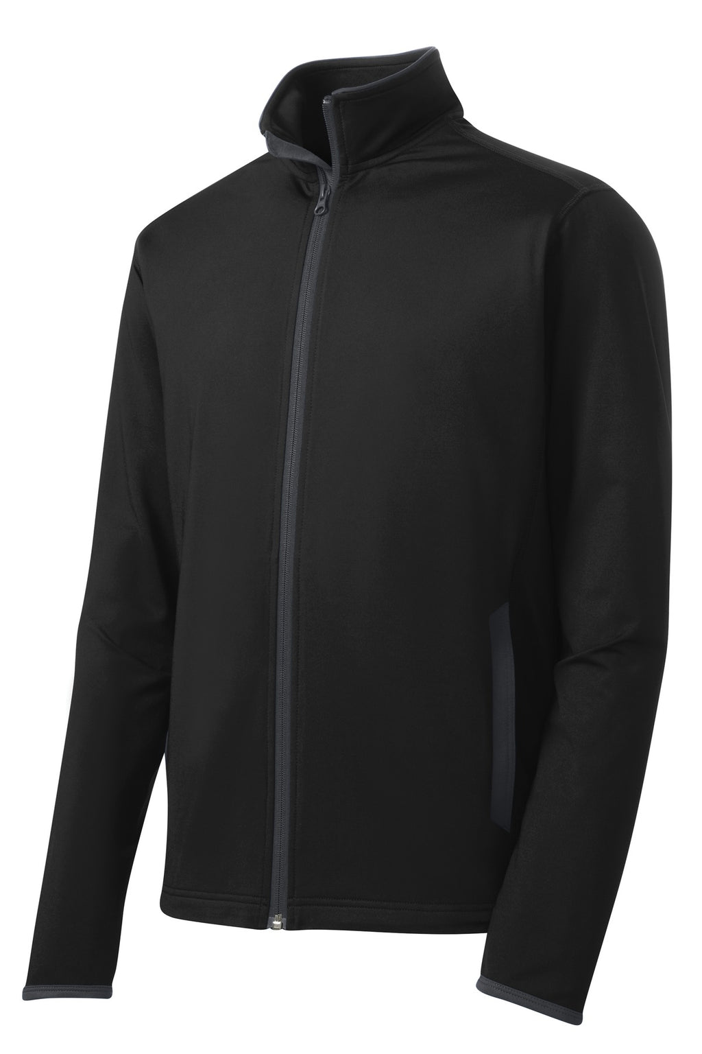 Sport-Tek ST853 Tek Sport-Wick Stretch Contrast Full-Zip Jacket