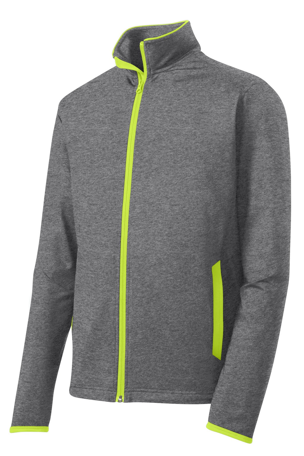 Sport-Tek ST853 Tek Sport-Wick Stretch Contrast Full-Zip Jacket