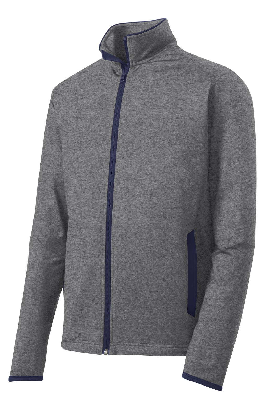 Sport-Tek ST853 Tek Sport-Wick Stretch Contrast Full-Zip Jacket
