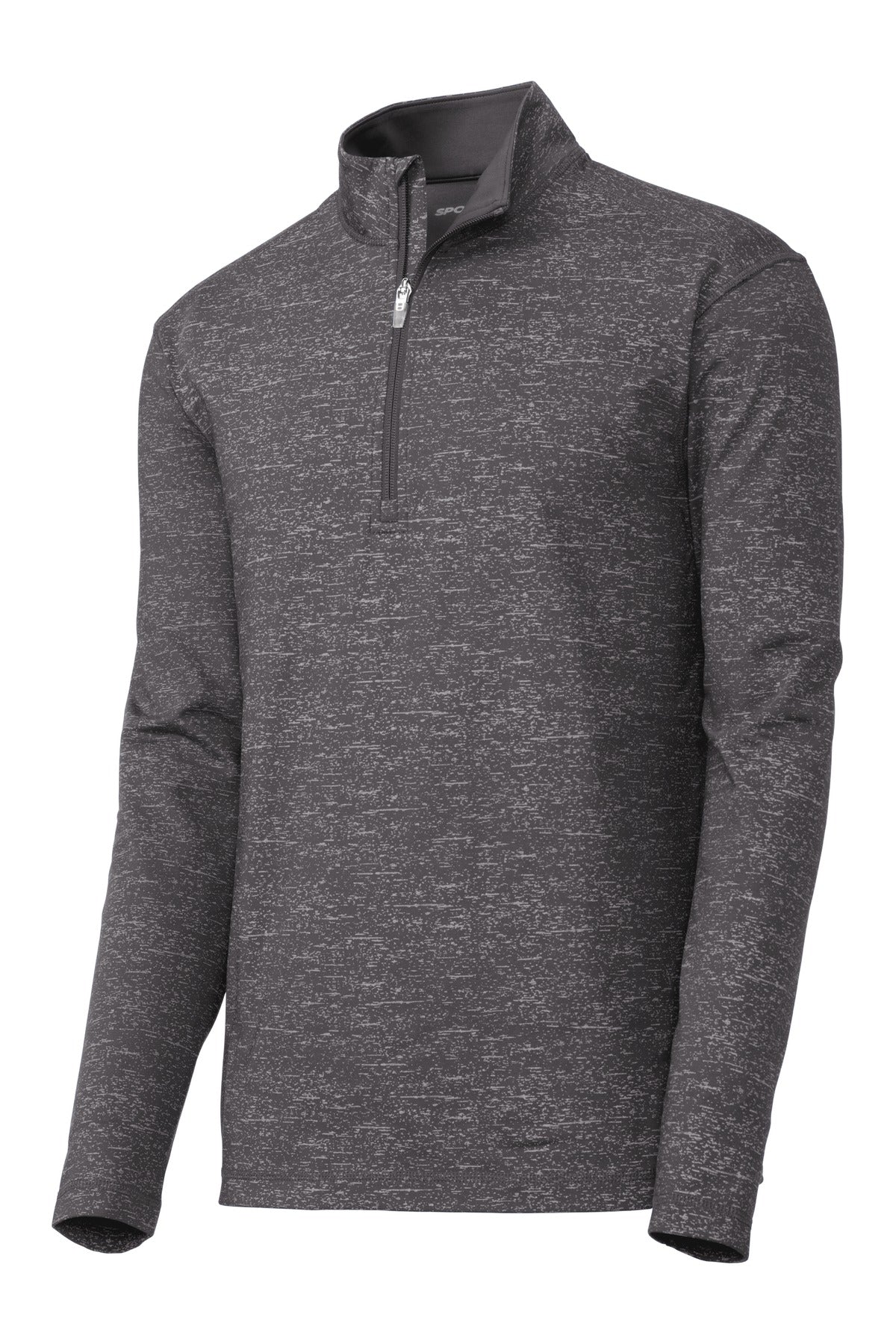 Sport-Tek ST855 Tek  Sport-Wick  Stretch Reflective Heather 1/2-Zip Pullover