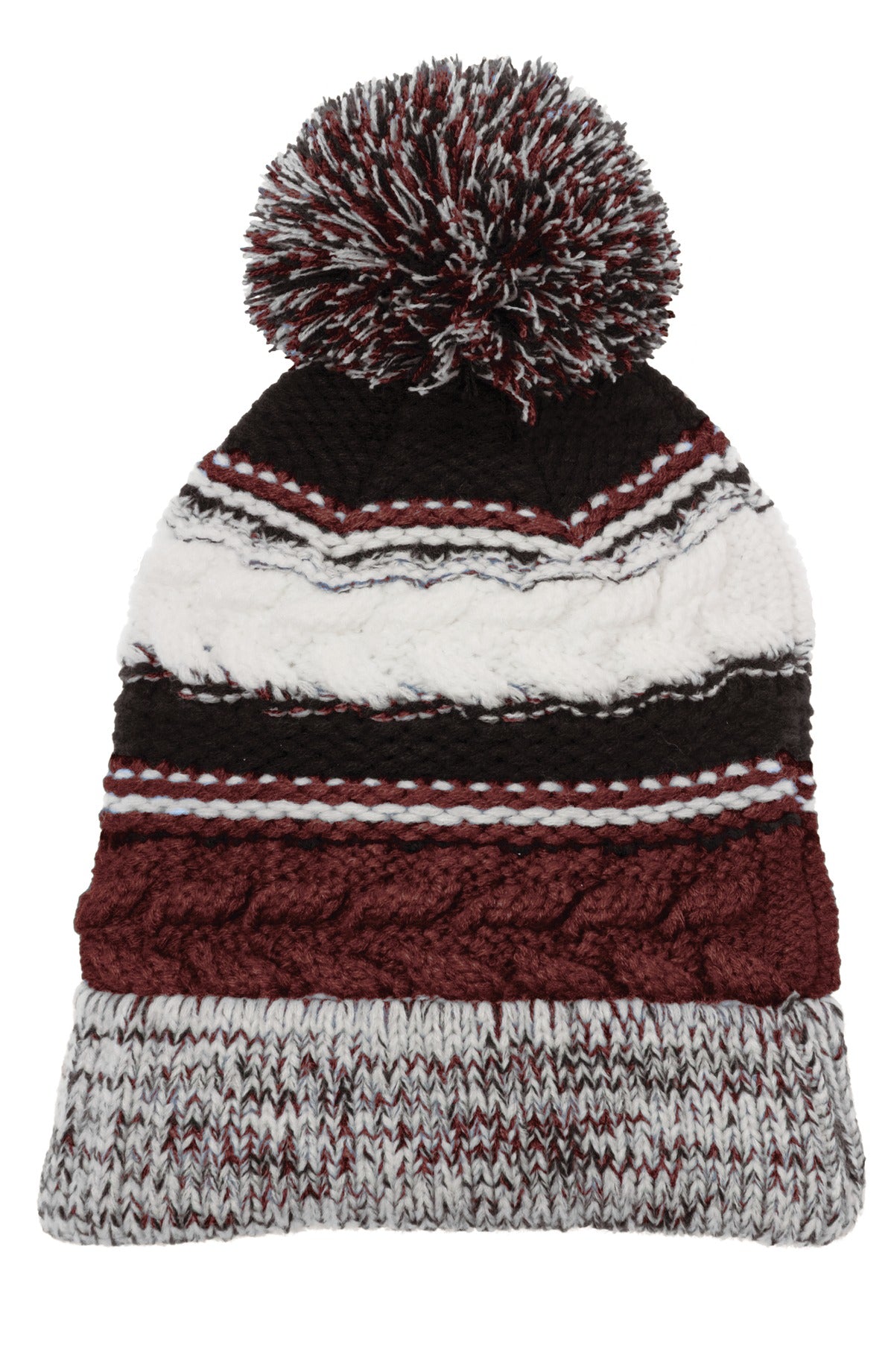 Sport-Tek STC21 Tek Pom Pom Team Beanie