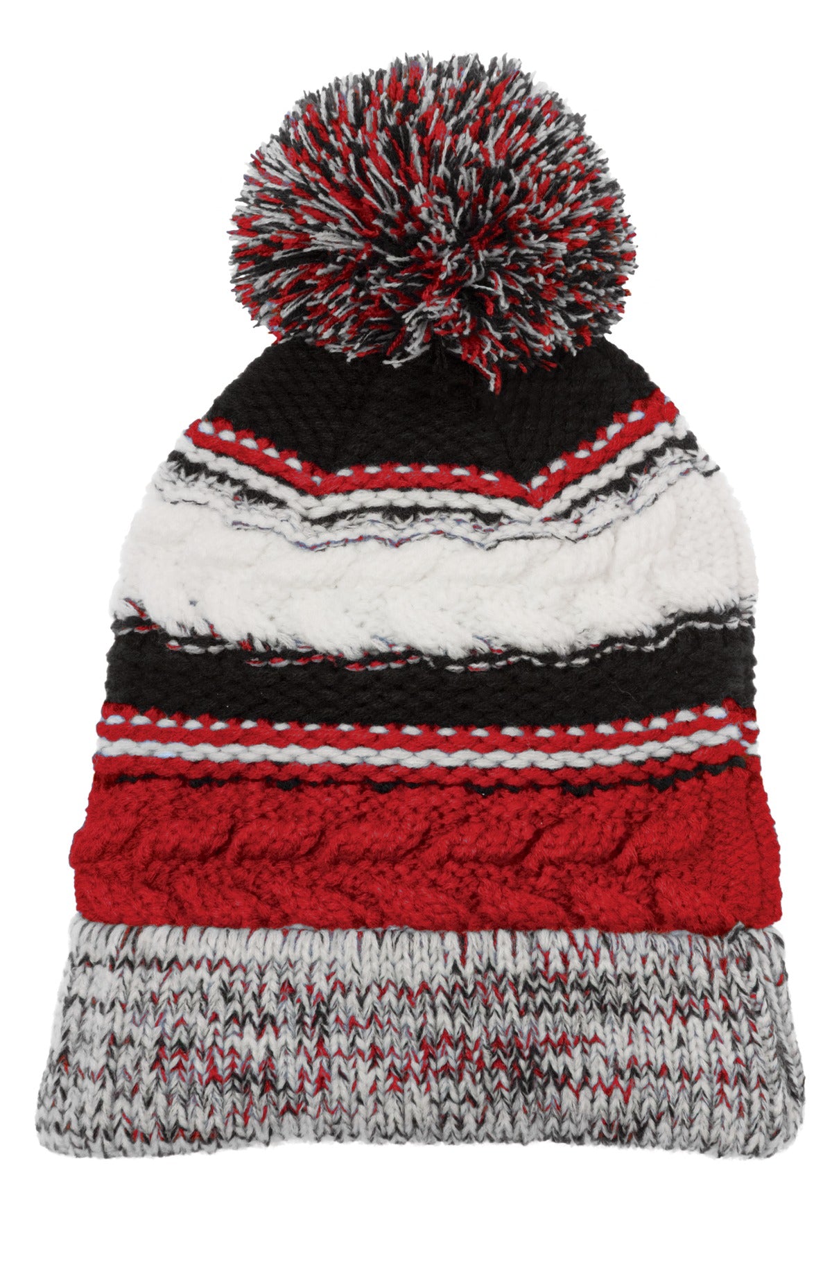 Sport-Tek STC21 Tek Pom Pom Team Beanie