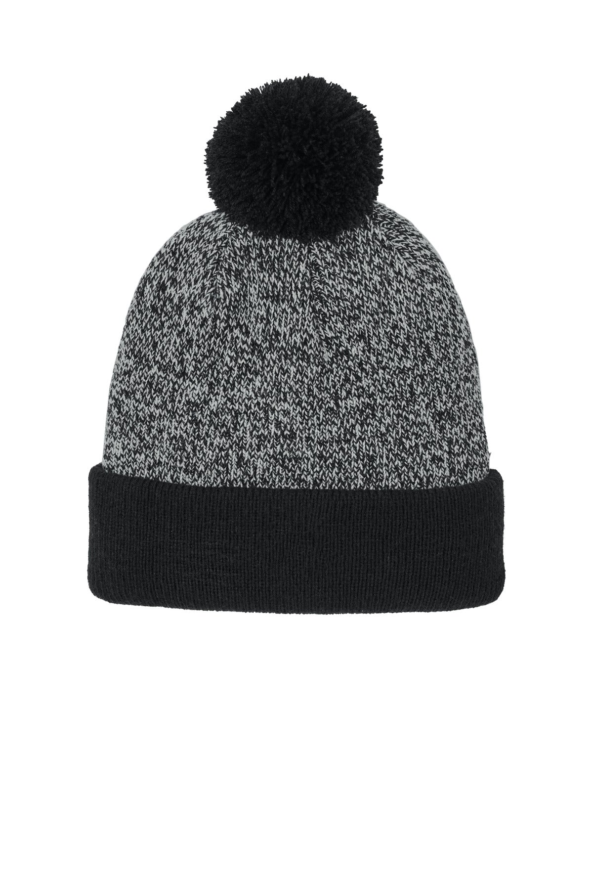 Sport-Tek STC68 Tek Halftime Heather Pom Beanie