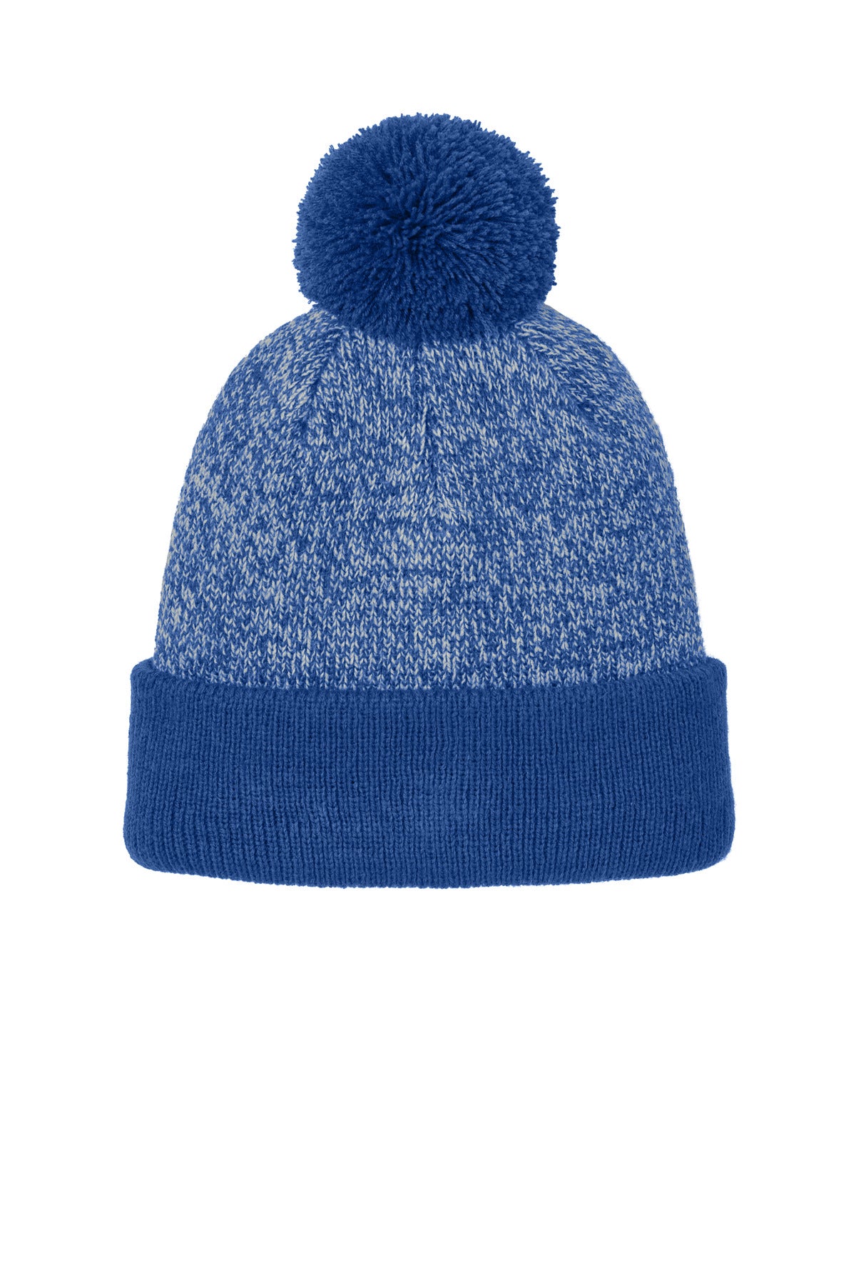 Sport-Tek STC68 Tek Halftime Heather Pom Beanie