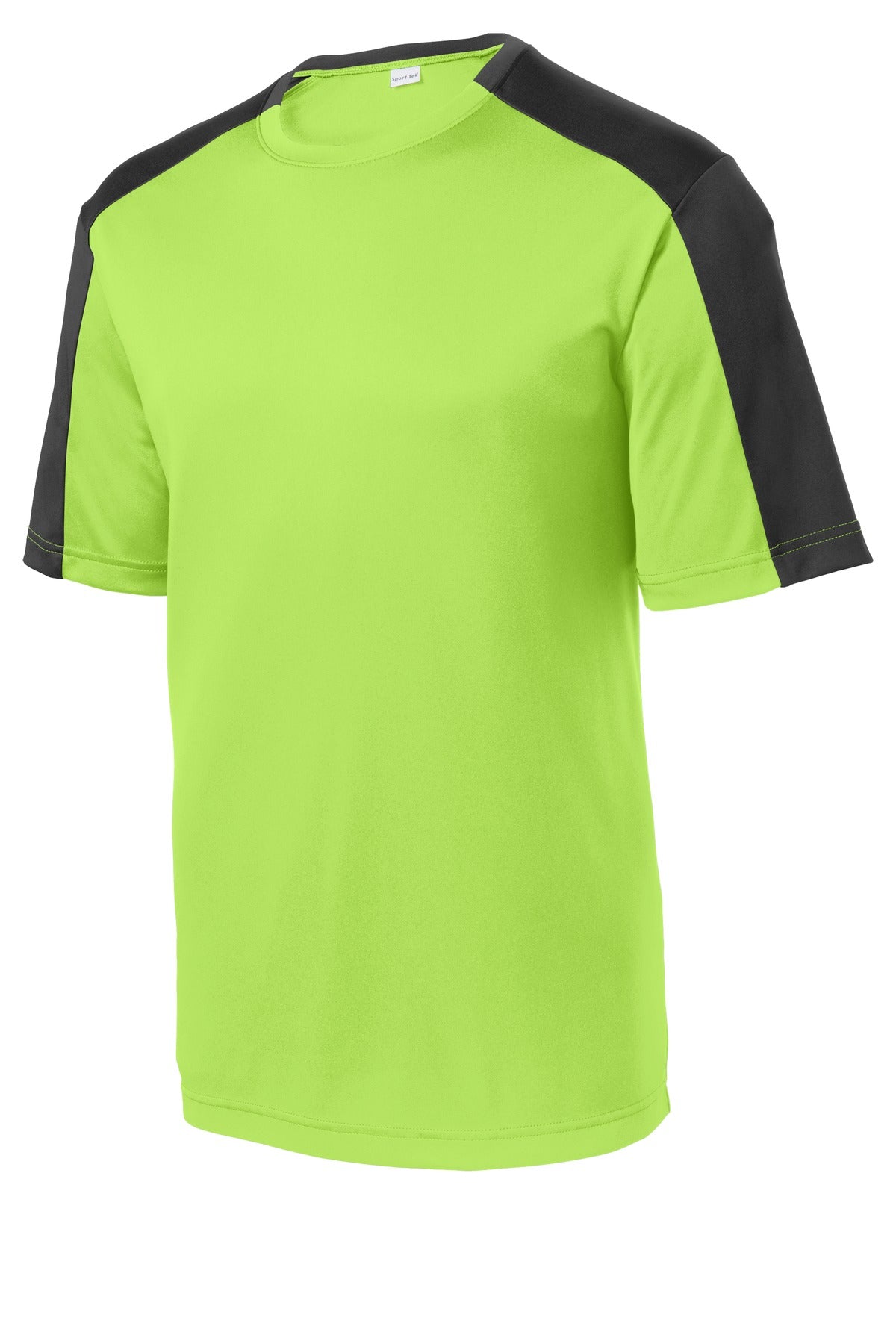 Sport-Tek ST354 Tek PosiCharge Competitor Sleeve-Blocked Tee