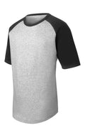 Sport-Tek T201 Tek Short Sleeve Colorblock Raglan Jersey