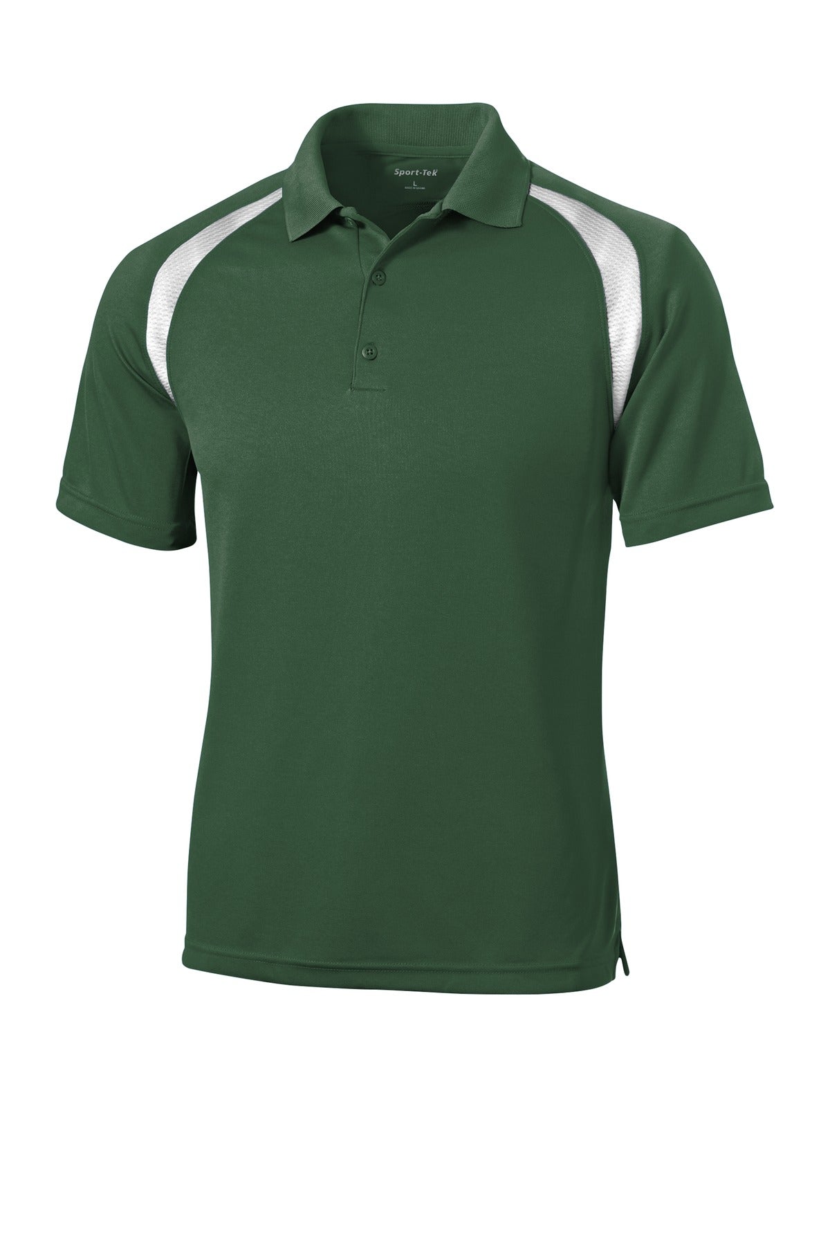 Sport-Tek T476 Tek Dry Zone Colorblock Raglan Polo