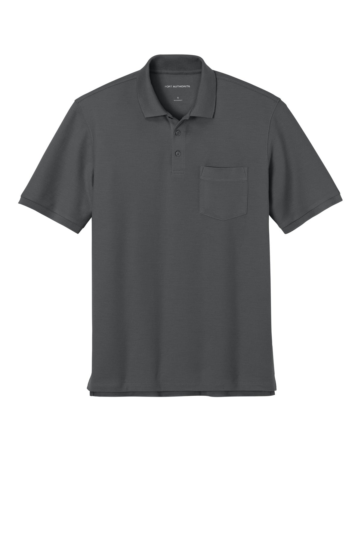 Port Authority TLK200P Port Authority Tall Wearever Signature Pique Pocket Polo