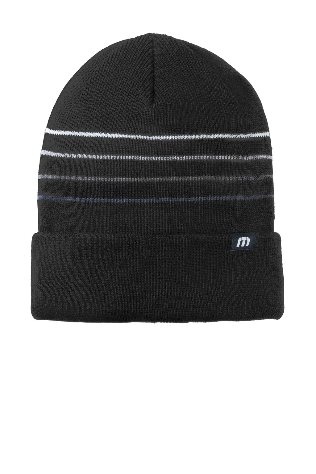 TravisMathew TM1MY393 TravisMathew Striped Cuffed Beanie