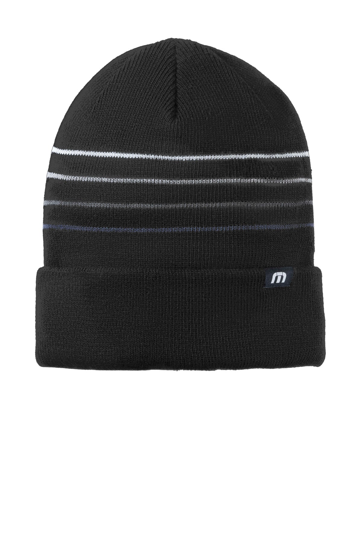 TravisMathew TM1MY393 TravisMathew Striped Cuffed Beanie
