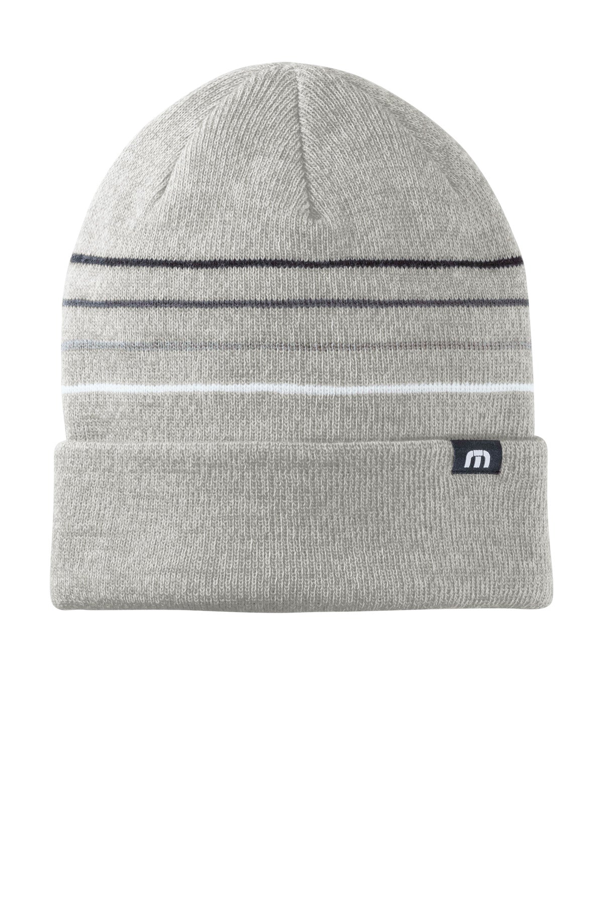 TravisMathew TM1MY393 TravisMathew Striped Cuffed Beanie