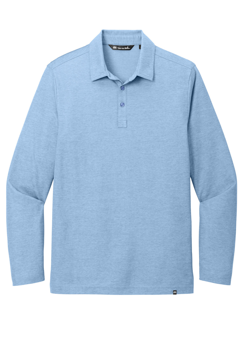 TravisMathew TM1MZ343 TravisMathew Oceanside Heather Long Sleeve Polo