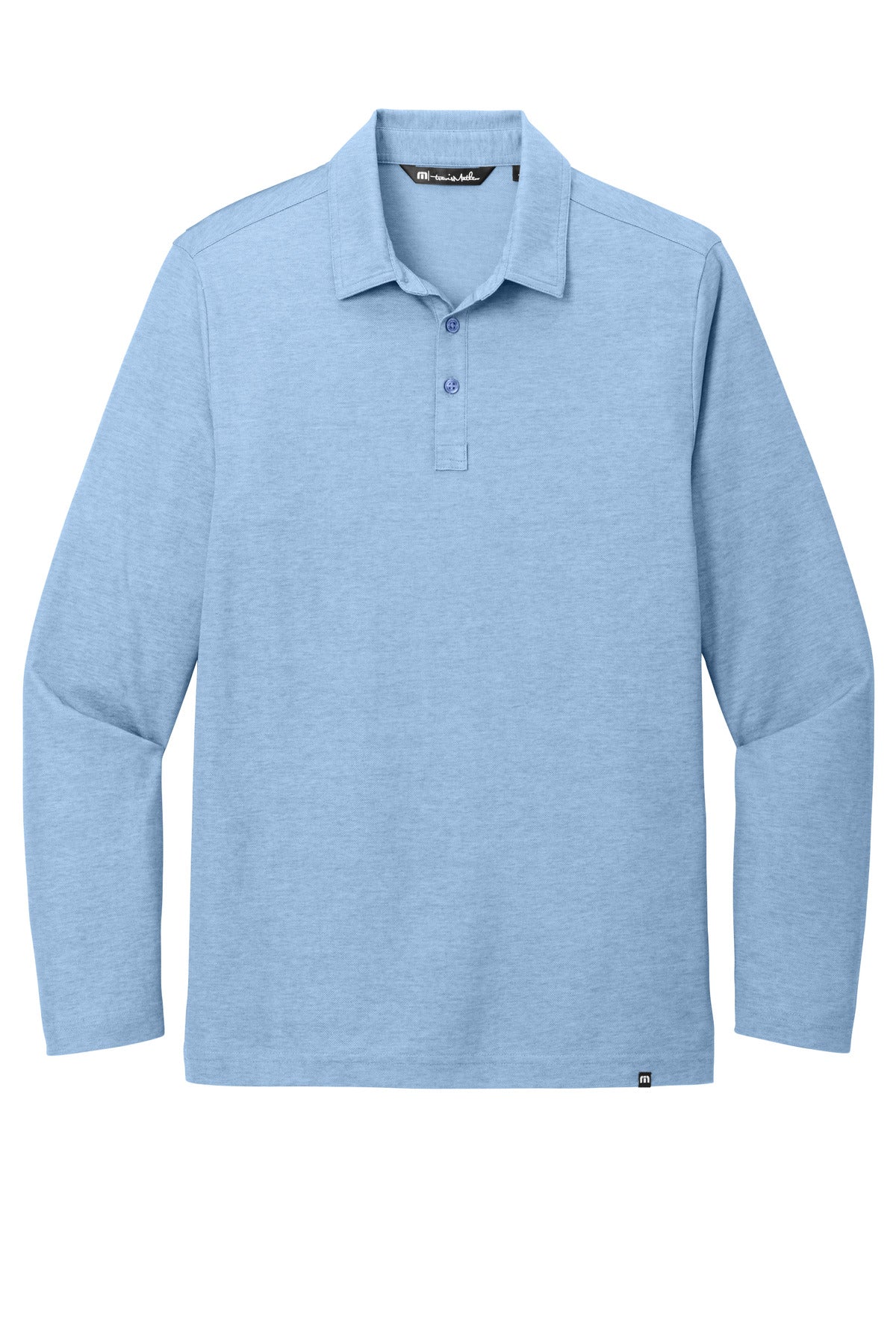 TravisMathew TM1MZ343 TravisMathew Oceanside Heather Long Sleeve Polo