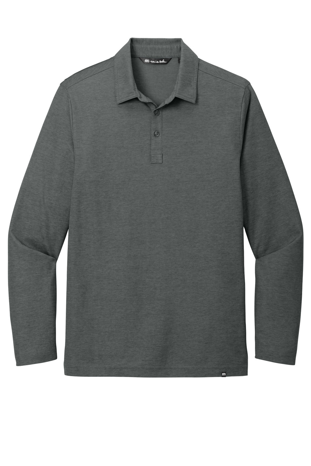 TravisMathew TM1MZ343 TravisMathew Oceanside Heather Long Sleeve Polo