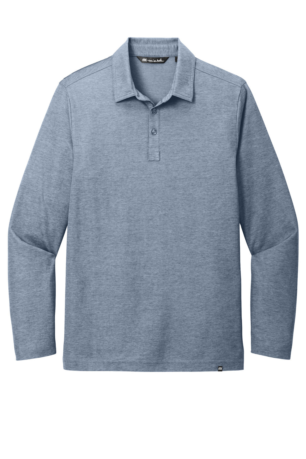 TravisMathew TM1MZ343 TravisMathew Oceanside Heather Long Sleeve Polo
