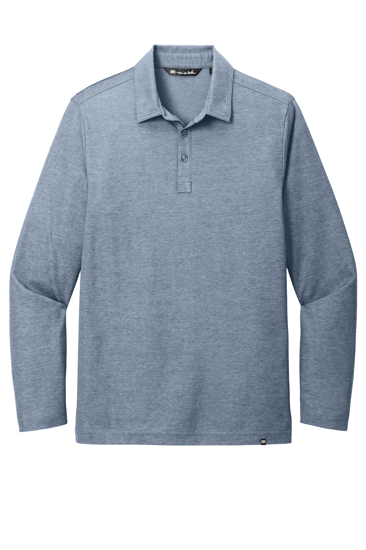 TravisMathew TM1MZ343 TravisMathew Oceanside Heather Long Sleeve Polo