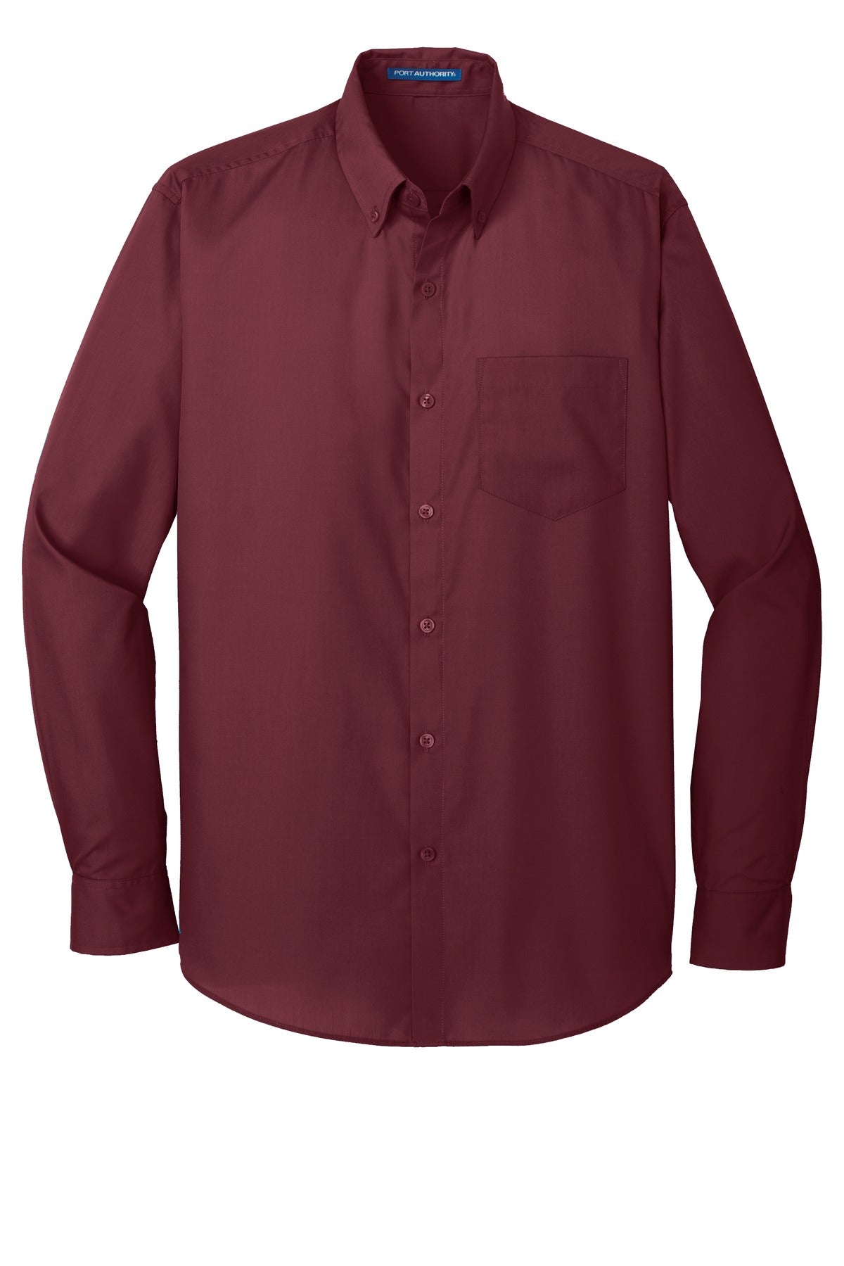 Port Authority W100 Port Authority Long Sleeve Carefree Poplin Shirt