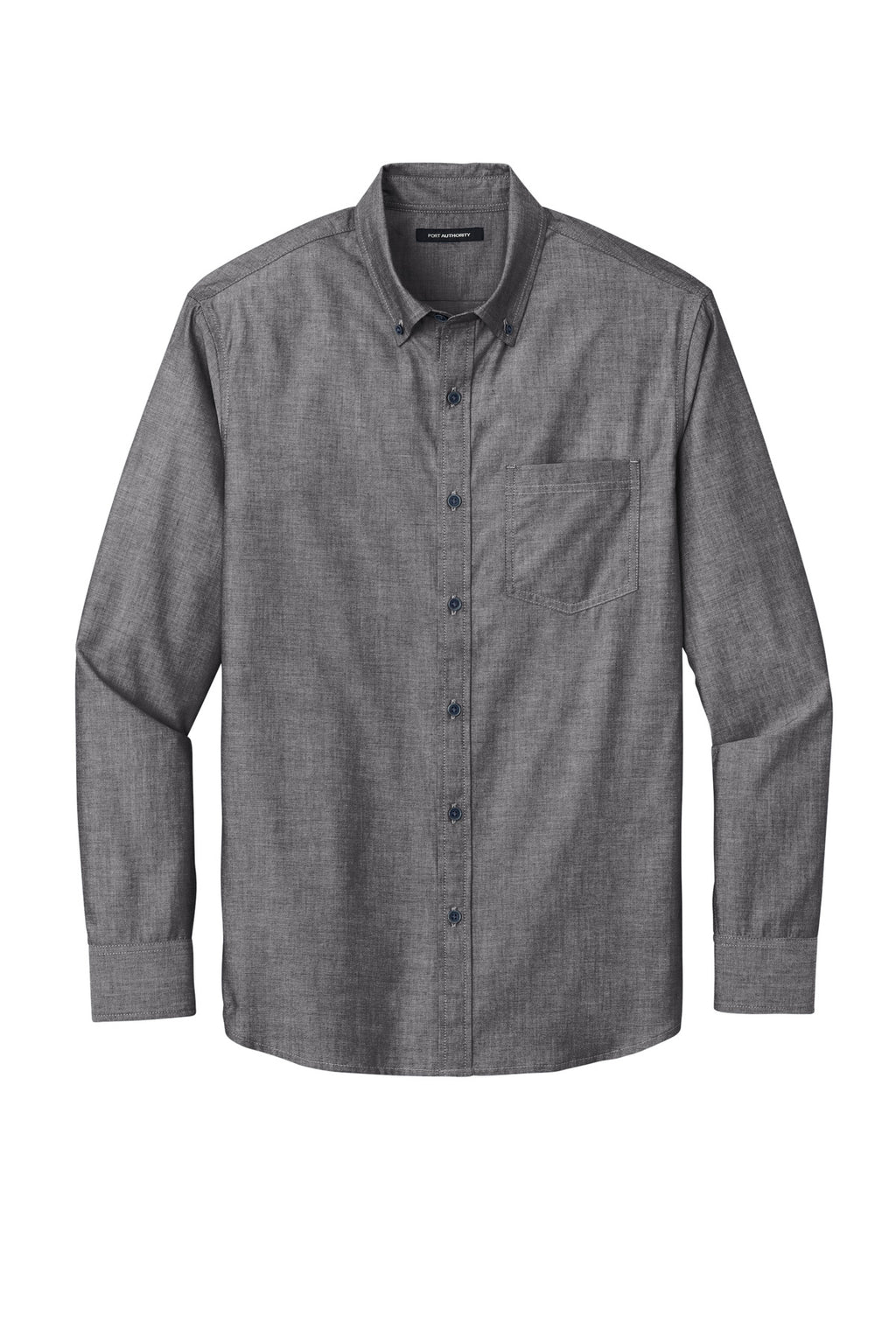 Port Authority W382 DISCONTINUED Port Authority Long Sleeve Chambray Easy Care Shirt