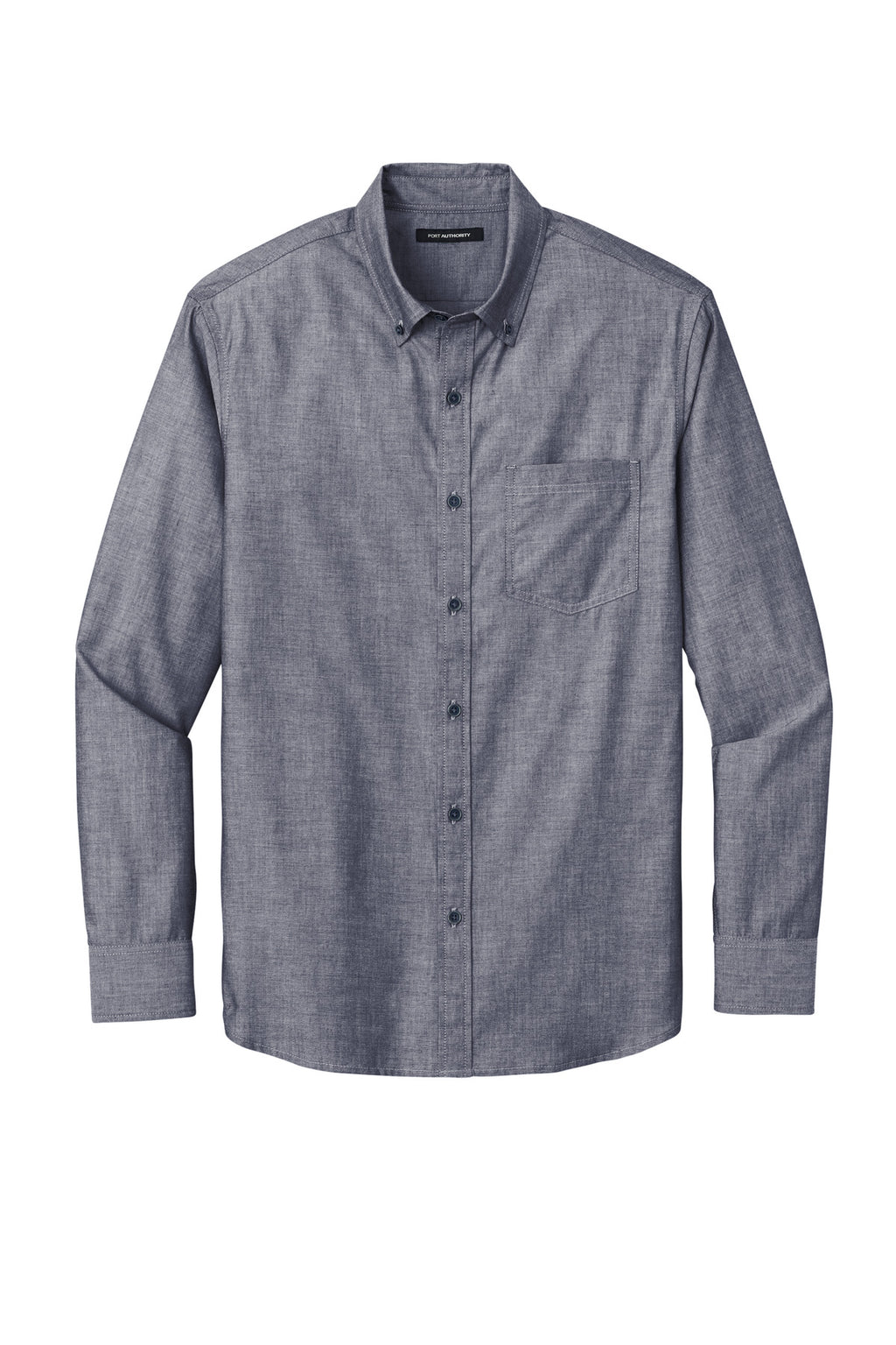 Port Authority W382 DISCONTINUED Port Authority Long Sleeve Chambray Easy Care Shirt