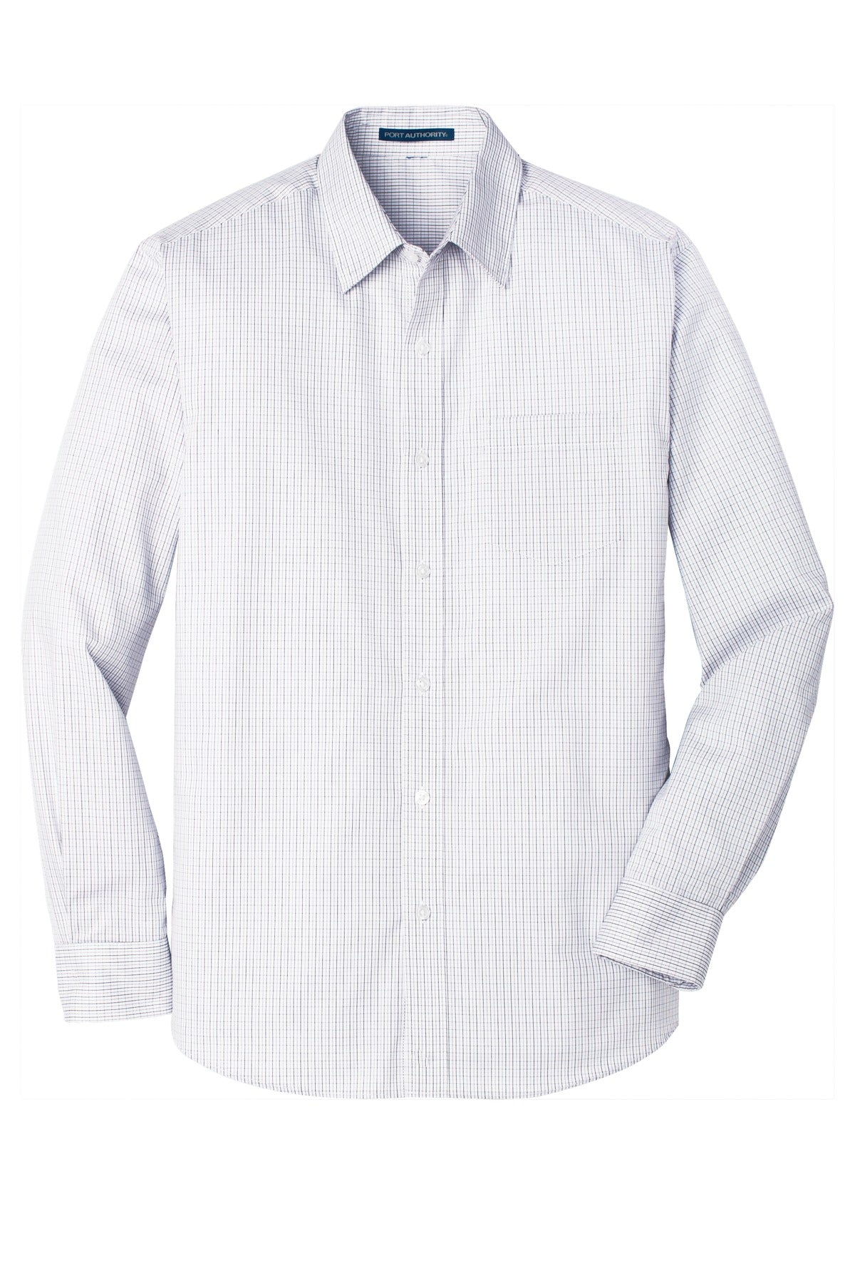 Port Authority W643 DISCONTINUED Port Authority Micro Tattersall Easy Care Shirt