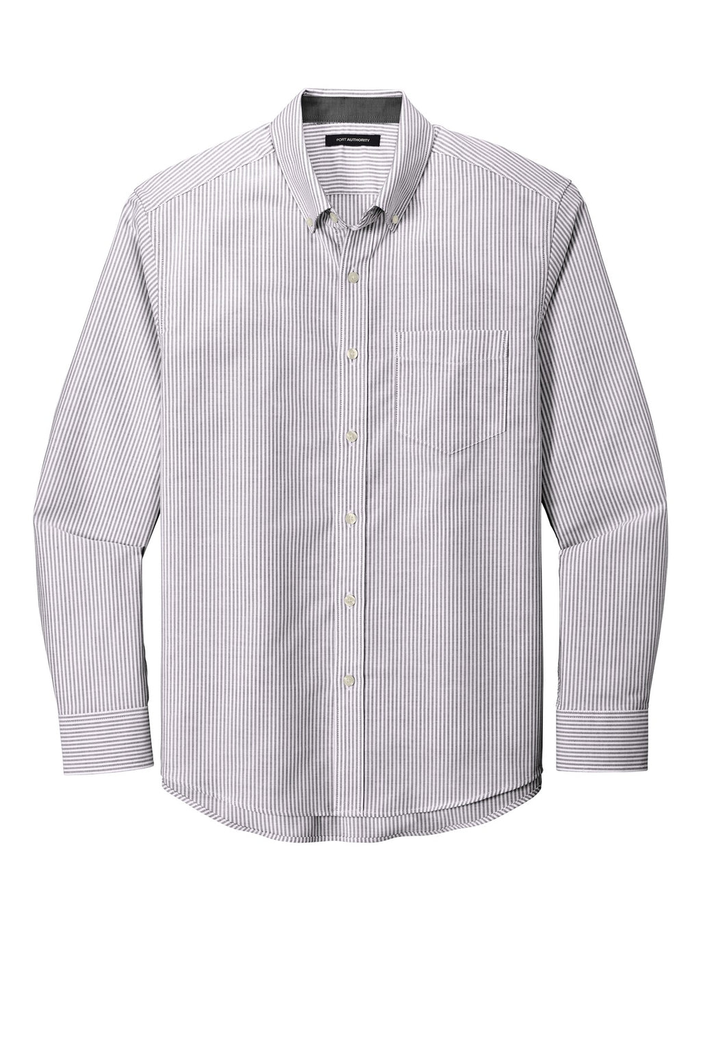 Port Authority W657 DISCONTINUED Port Authority  SuperPro  Oxford Stripe Shirt