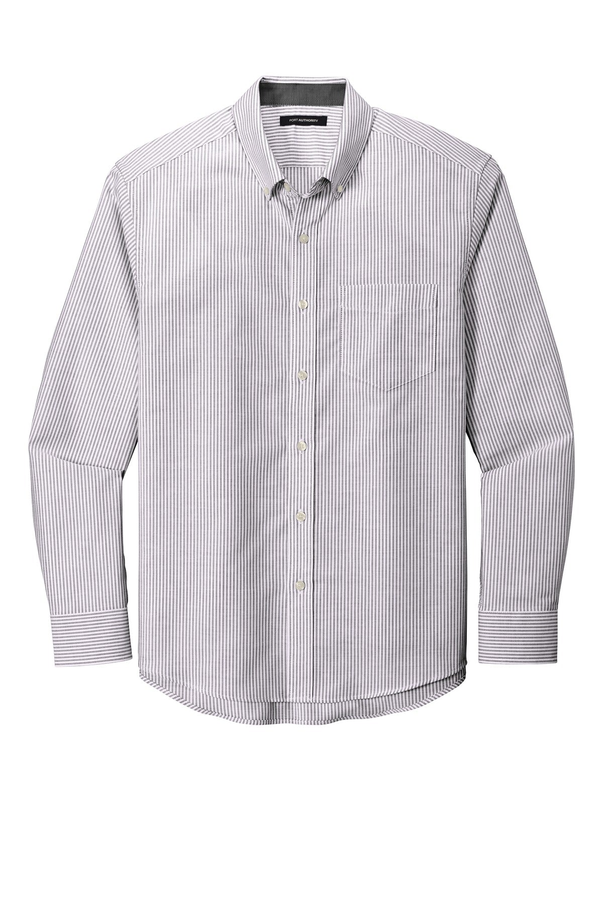 Port Authority W657 DISCONTINUED Port Authority  SuperPro  Oxford Stripe Shirt