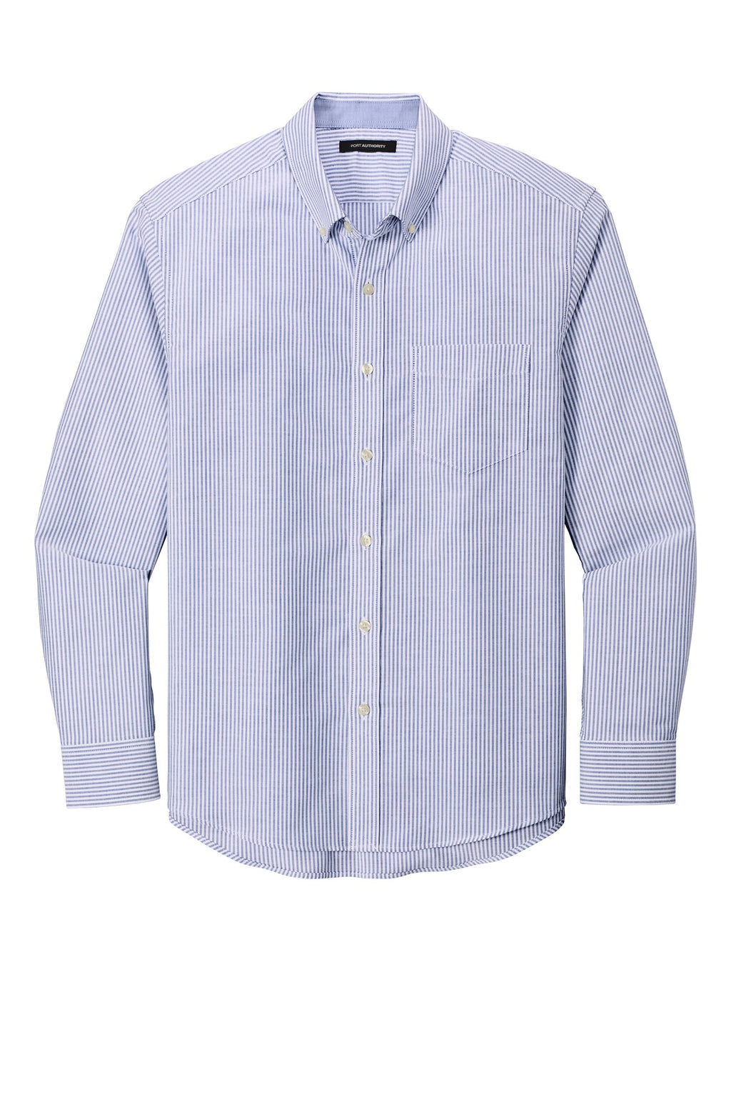 Port Authority W657 DISCONTINUED Port Authority  SuperPro  Oxford Stripe Shirt