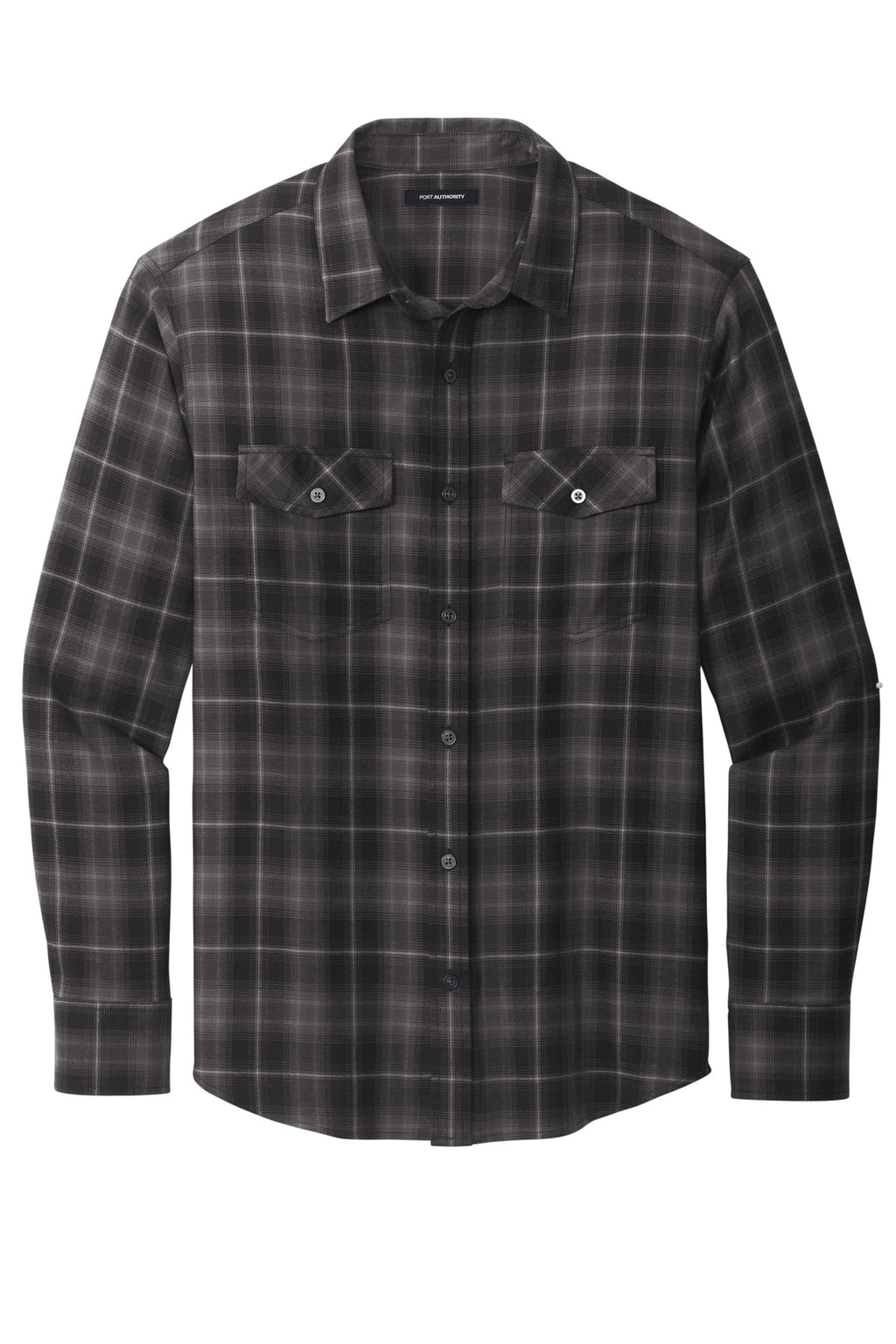 Port Authority W672 DISCONTINUED Port Authority Long Sleeve Ombre Plaid Shirt