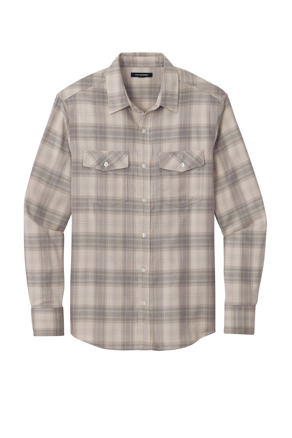 Port Authority W672 DISCONTINUED Port Authority Long Sleeve Ombre Plaid Shirt