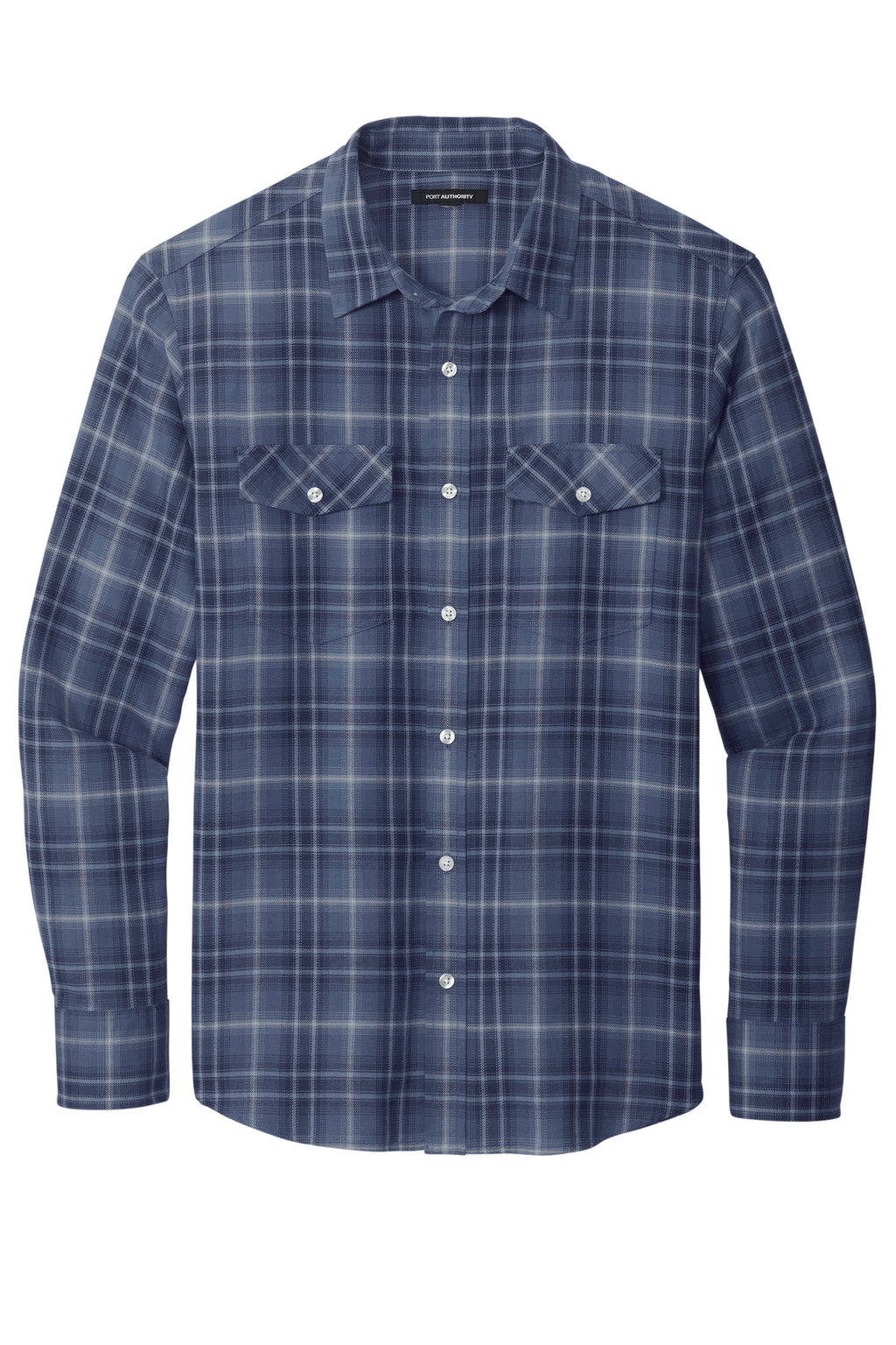 Port Authority W672 DISCONTINUED Port Authority Long Sleeve Ombre Plaid Shirt