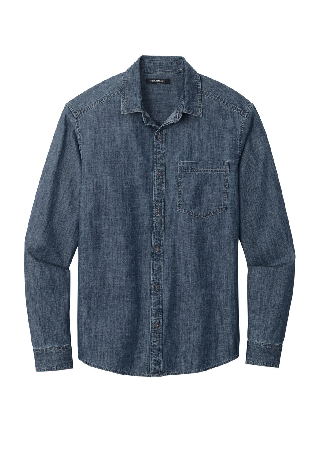 Port Authority W676 DISCONTINUED Port Authority Long Sleeve Perfect Denim Shirt