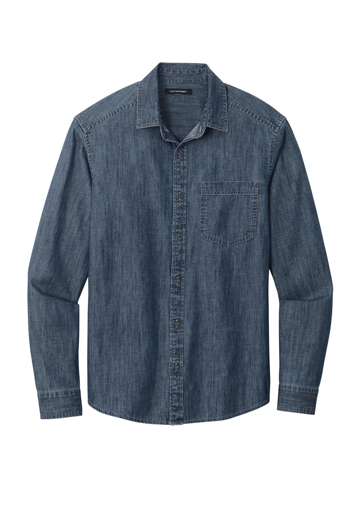 Port Authority W676 DISCONTINUED Port Authority Long Sleeve Perfect Denim Shirt
