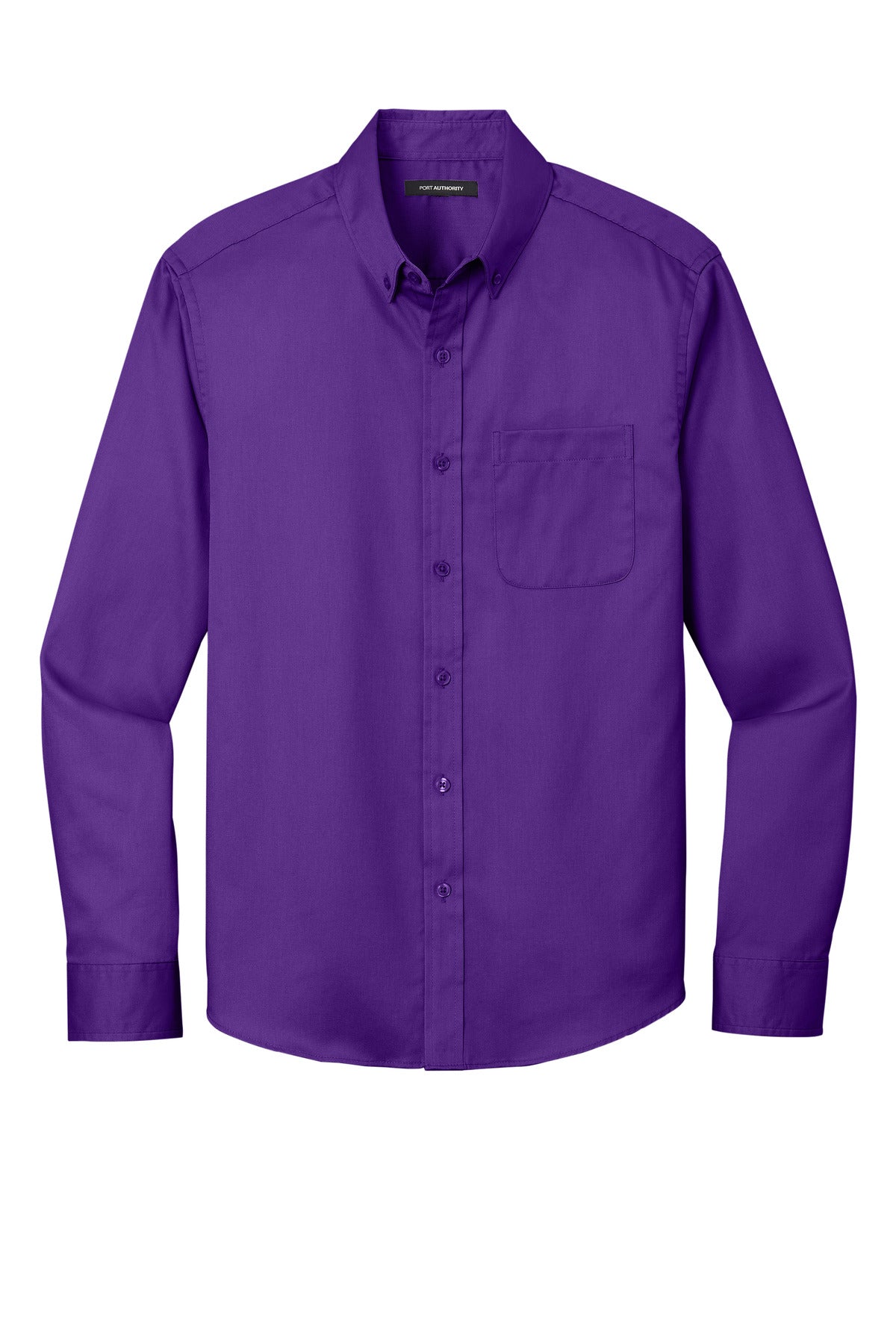 Port Authority W808 Port Authority Long Sleeve SuperPro React Twill Shirt