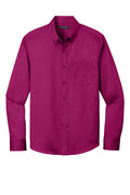 Port Authority W808 Port Authority Long Sleeve SuperPro React Twill Shirt
