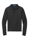 Port Authority Y500LS Port Authority Youth Long Sleeve Silk Touch Polo