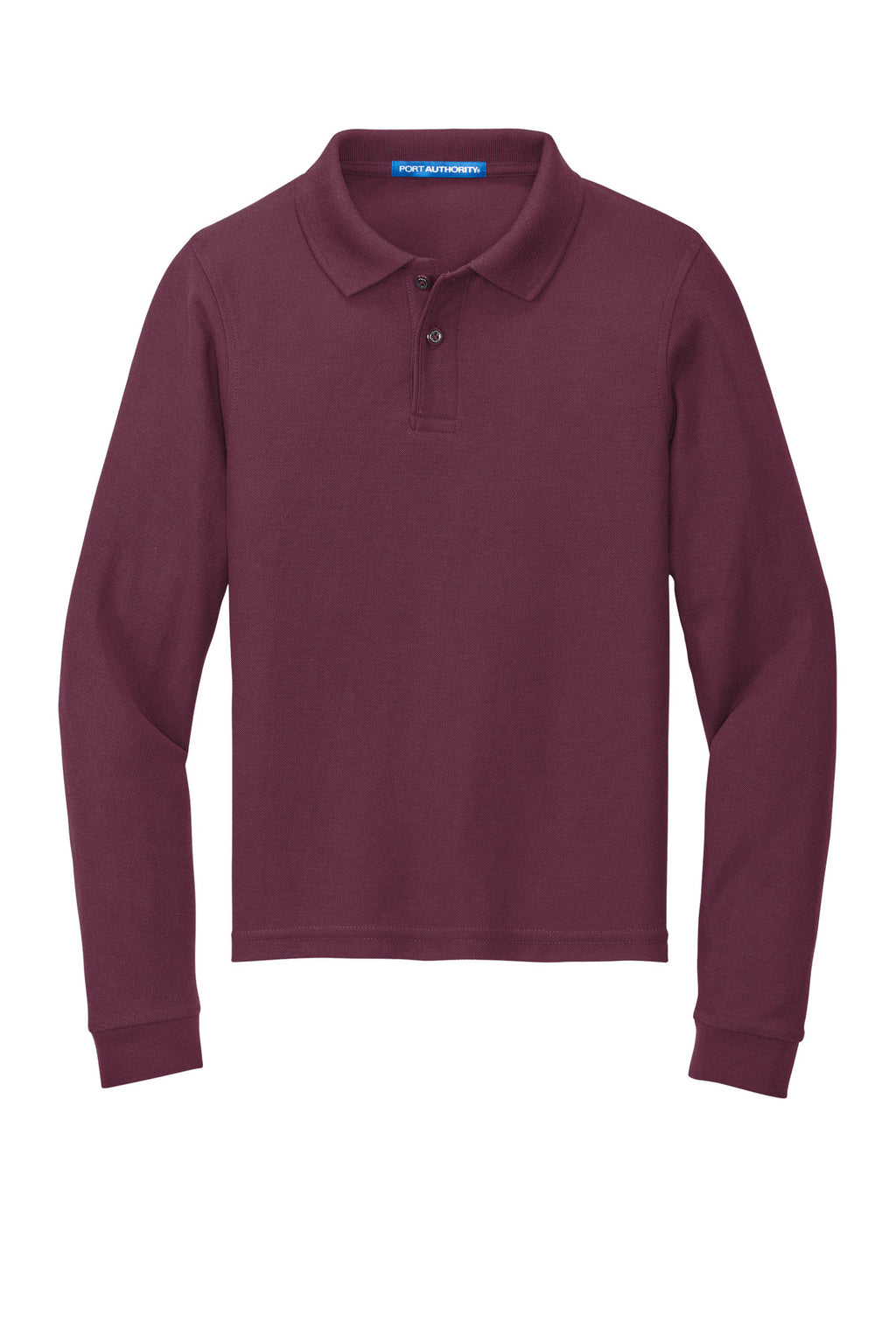 Port Authority Y500LS Port Authority Youth Long Sleeve Silk Touch Polo