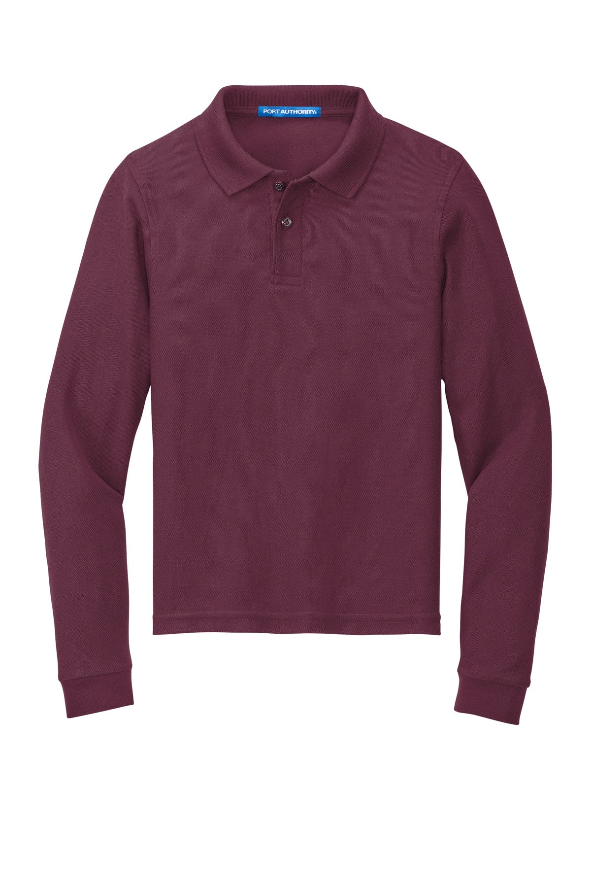 Port Authority Y500LS Port Authority Youth Long Sleeve Silk Touch Polo