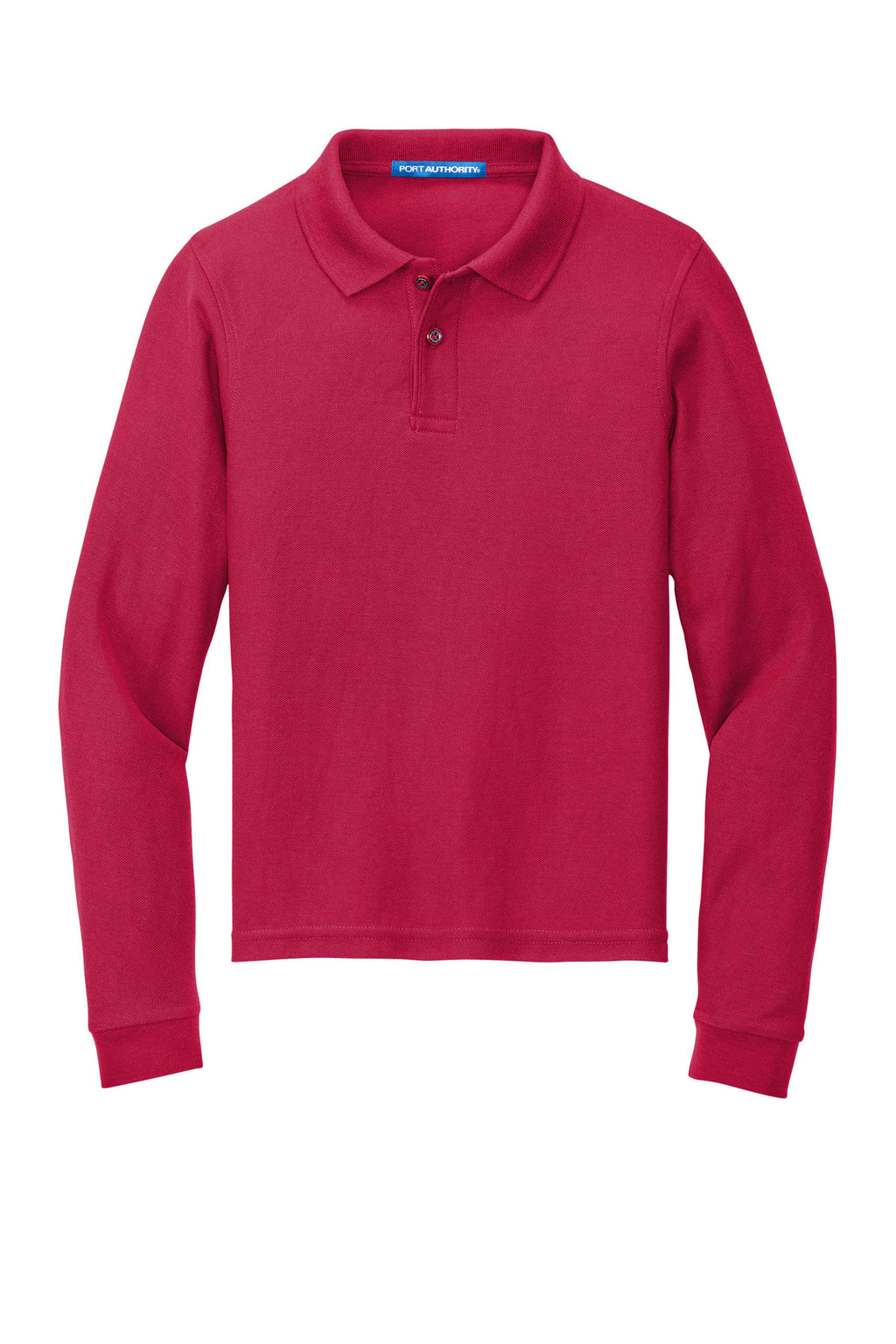Port Authority Y500LS Port Authority Youth Long Sleeve Silk Touch Polo
