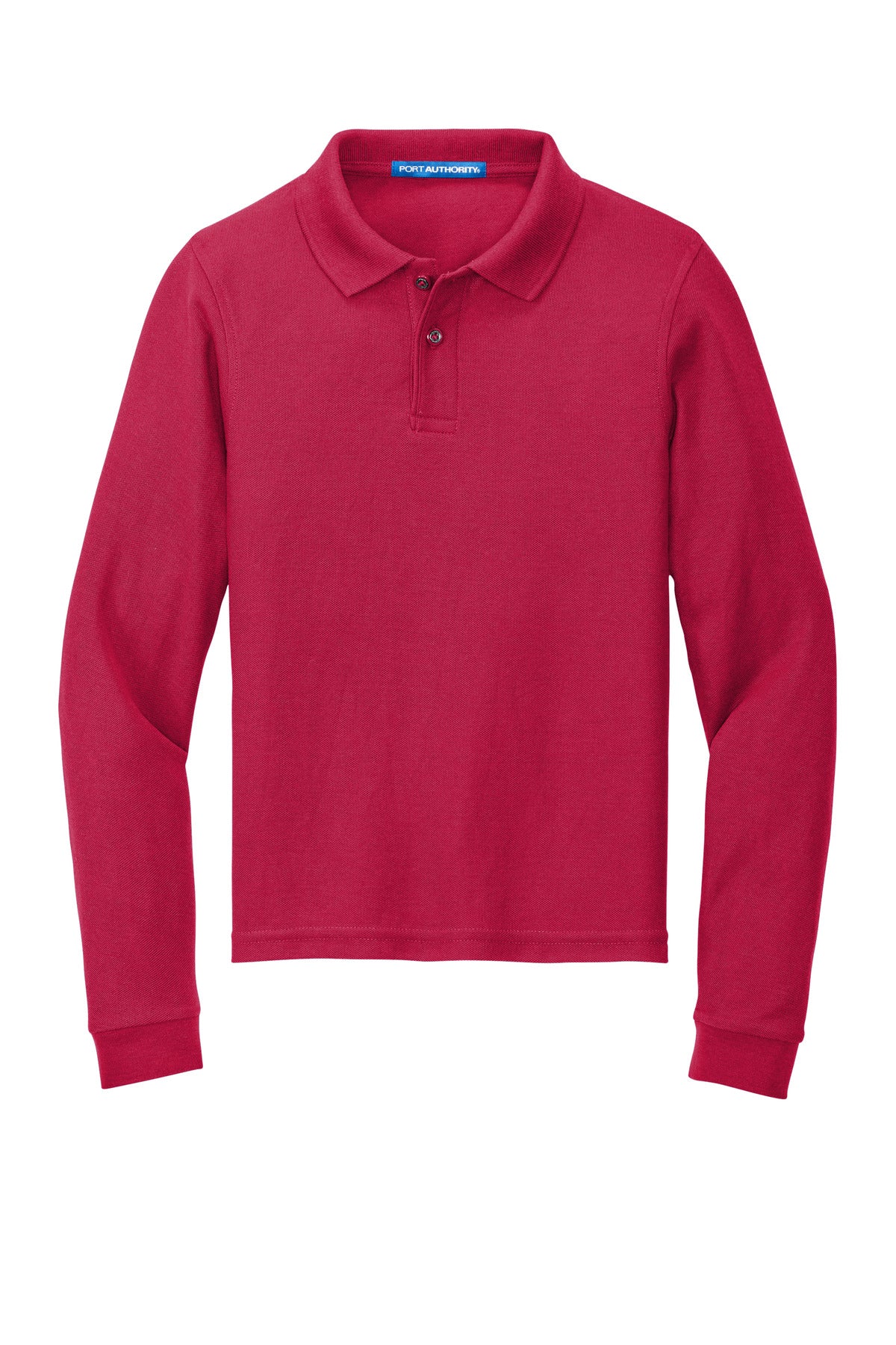 Port Authority Y500LS Port Authority Youth Long Sleeve Silk Touch Polo